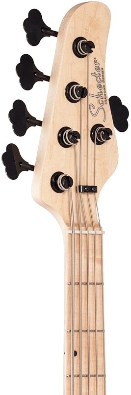 Schecter J5 Electric Bass, Seafoam Green, Headstock Left Front