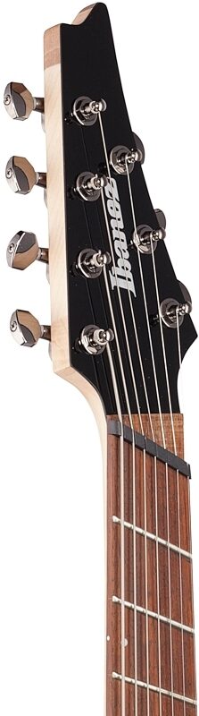 Ibanez RGMS7 Multi-Scale Electric Guitar, Black, Scratch and Dent, Headstock Left Front