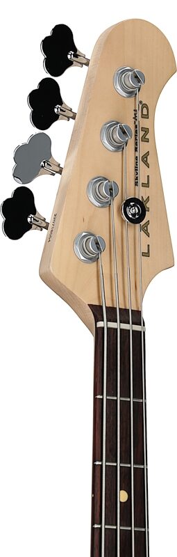 Lakland Skyline 44-64 Custom PJ Deluxe Electric Bass, Honey Burst, Headstock Left Front