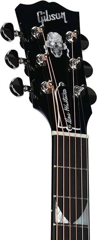 Gibson Dave Mustaine Songwriter Acoustic Electric Guitar (with Case), Ebony, Blemished, Headstock Left Front