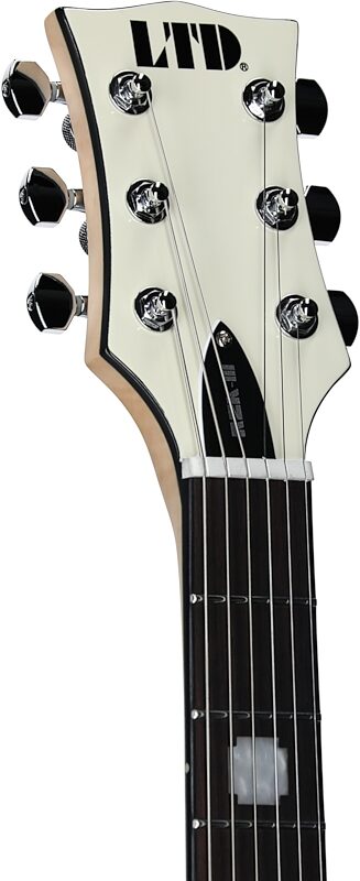 ESP LTD Richard Z RZL-PHX Electric Guitar (with Case), Olympic White, Headstock Left Front
