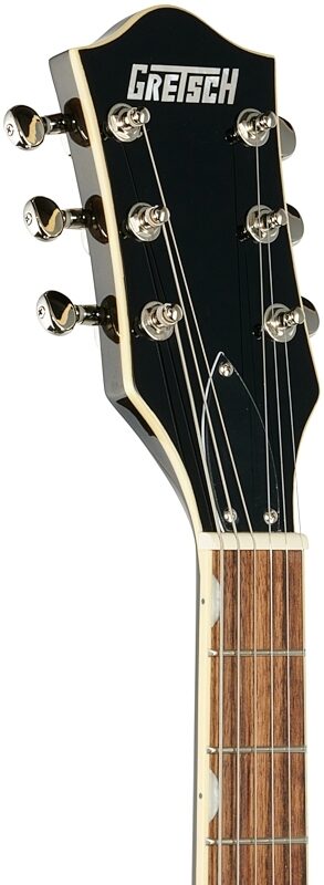 Gretsch G5622 Electromatic Center Block Double-Cut Electric Guitar, Black Gold, Headstock Left Front