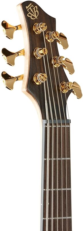 Ibanez BTB1836 Premium Electric Bass, 6-String (with Gig Bag), Natural Shadow, Blemished, Headstock Left Front