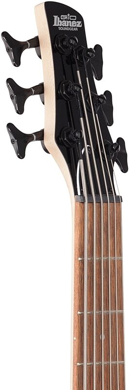 Ibanez GSR206 6-String Electric Bass, Walnut Flat, Headstock Left Front
