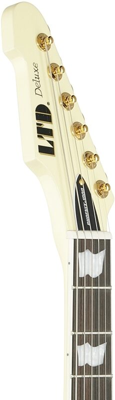 ESP LTD Phoenix-1000 Electric Guitar, with Seymour Duncan Pickups, Vintage White, Headstock Left Front