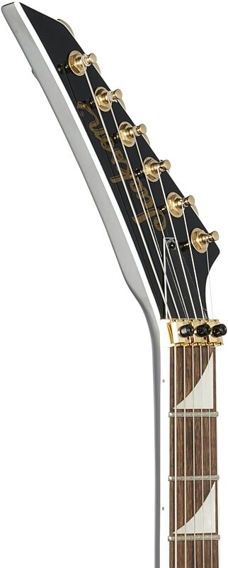 Jackson X Series Rhoads RRX24 Electric Guitar, with Laurel Fingerboard, Black with Yellow Bevel, USED, Blemished, Headstock Left Front