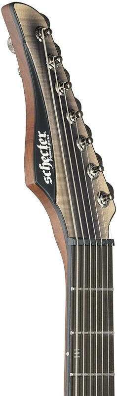 Schecter Banshee Mach 7 Electric Guitar, 7-String, Fallout Burst, Blemished, Headstock Left Front