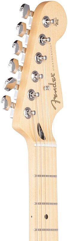 Fender Player Stratocaster Electric Guitar (Maple Fingerboard), Black, Headstock Left Front
