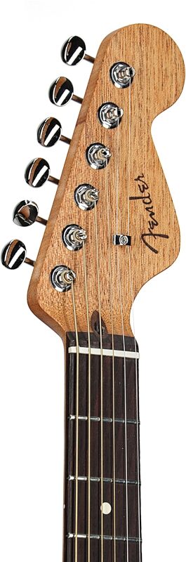 Fender Highway Parlor Thinline Acoustic-Electric Guitar (with Gig Bag), Natural, Headstock Left Front