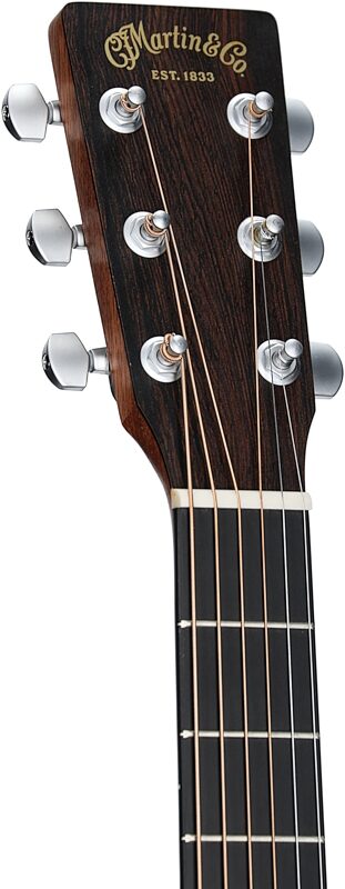 Martin D Junior E Acoustic-Electric Guitar (with Soft Case), New, Headstock Left Front