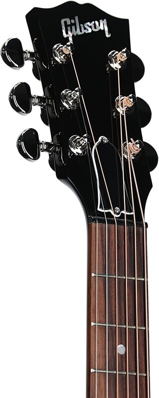 Gibson J-45 Standard Acoustic-Electric Guitar, Left Handed (with Case), Vintage Sunburst, Headstock Left Front