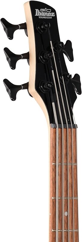 Ibanez GSR205 Electric Bass, 5-String, Weathered Black, Headstock Left Front