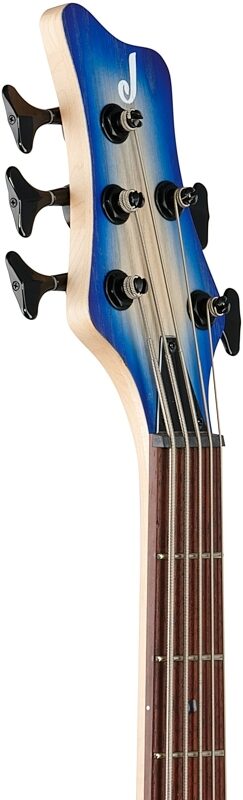 Jackson Pro Spectra SB V Bass Guitar, Blue Burst, Headstock Left Front