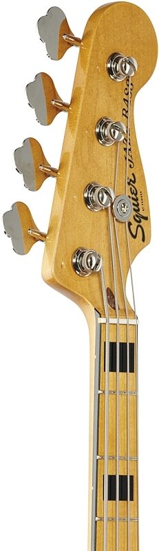Squier Classic Vibe '70s Jazz Electric Bass, with Maple Fingerboard, 3-Color Sunburst, USED, Blemished, Headstock Left Front