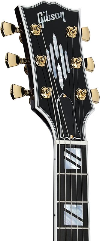 Gibson ES-335 Supreme Figured Top Electric Guitar (with Case), Blueberry Burst, Headstock Left Front