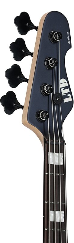 ESP LTD GB-4 Electric Bass, Violet Andromeda Satin, Headstock Left Front