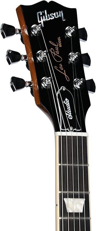 Gibson Les Paul Studio Session Electric Guitar (with Soft Case), Honey Burst, Headstock Left Front