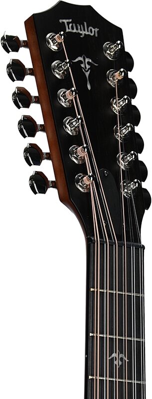Taylor 552ce 12-Fret Urban Ironbark Grand Concert Acoustic-Electric Guitar (with Case), Shaded Edge Burst, Headstock Left Front