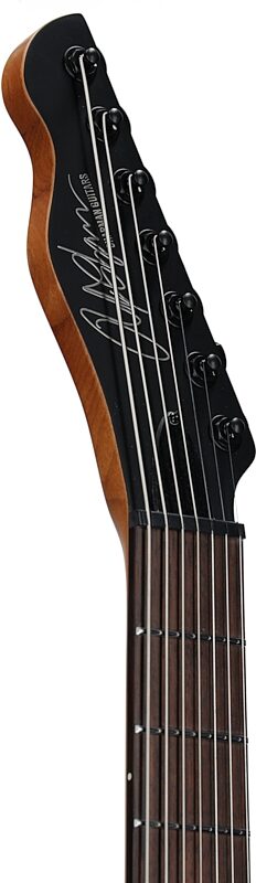 Chapman ML1-7 Pro Modern Electric Guitar, 7-String, Cyber Black Metallic, Headstock Left Front