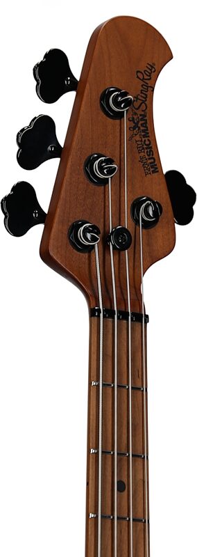 Ernie Ball Music Man StingRay Special Electric Bass (with Case), Black, Headstock Left Front