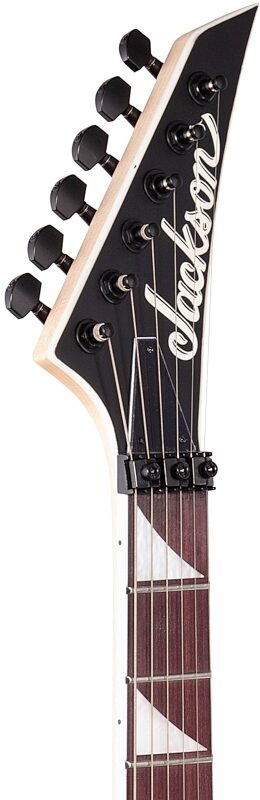 Jackson JS Series Rhoads JS32 Electric Guitar, Amaranth Fingerboard, Satin Gray, Headstock Left Front