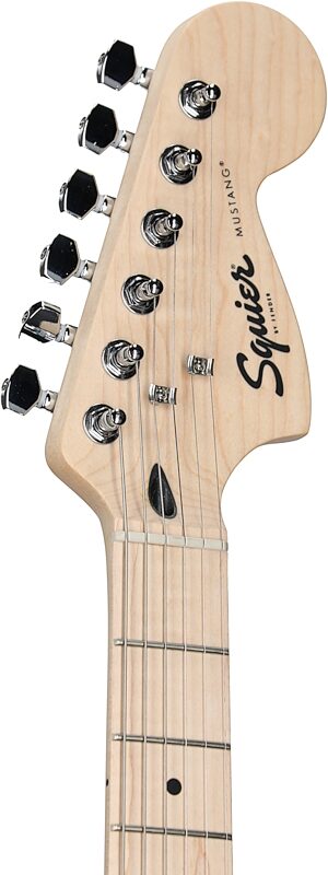 Squier Sonic Mustang Maple Neck Electric Guitar, Two Color Sunburst, Headstock Left Front