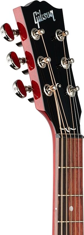 Gibson J-45 Standard Acoustic-Electric Guitar (with Case), Cherry, Headstock Left Front