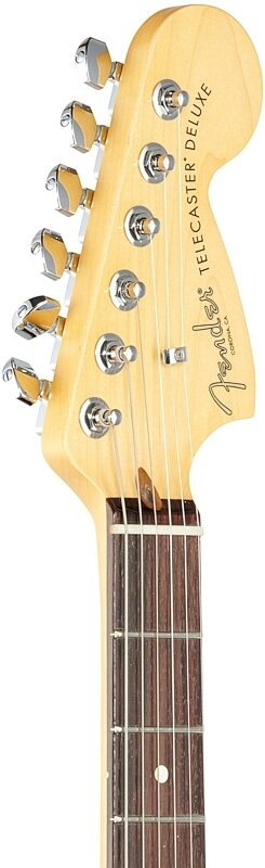 Fender American Pro II Telecaster Deluxe Electric Guitar, Rosewood Fingerboard (with Case), 3-Color Sunburst, Headstock Left Front