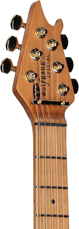 EVH Eddie Van Halen Limited Edition Wolfgang Special TOM Archtop Electric Guitar, Oxblood, Headstock Left Front