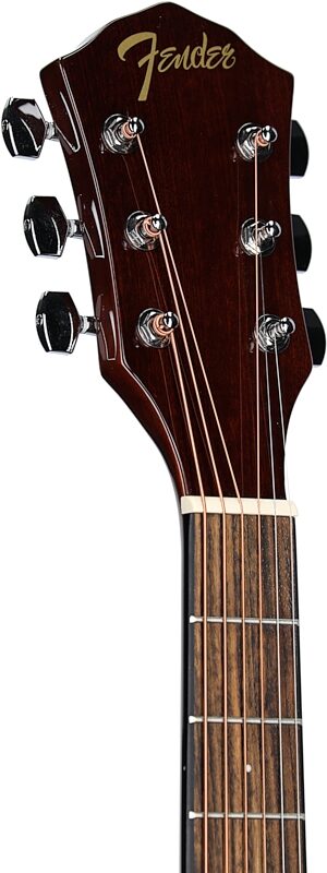 Fender FA-125CE Acoustic-Electric Guitar, Natural, Headstock Left Front
