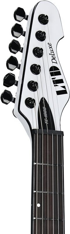 ESP LTD TE-1000 Electric Guitar, Snow White, Headstock Left Front