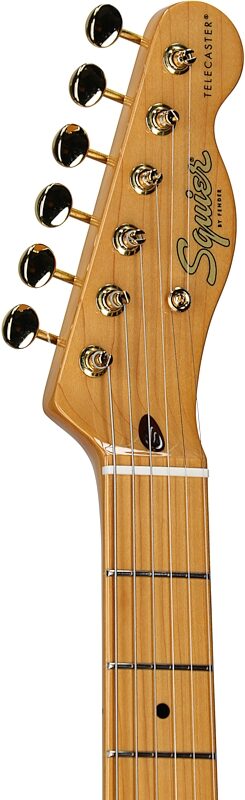 Squier Classic Vibe '50s Telecaster Electric Guitar, White Blonde, Headstock Left Front