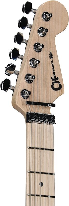 Charvel Pro-Mod San Dimas Style 1 HSS FR M Electric Guitar, Aqua Flake, USED, Blemished, Headstock Left Front