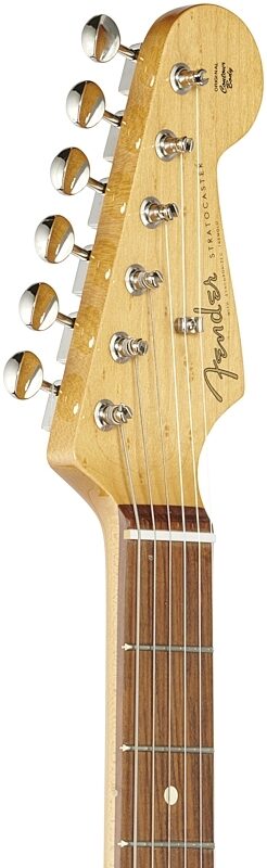 Fender Vintera '60s Stratocaster Electric Guitar, Pau Ferro (with Gig Bag), 3-Color Sunburst, Headstock Left Front