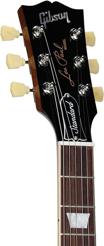 Gibson Les Paul Standard '50s Custom Color Electric Guitar, Plain Top (with Case), Pelham Blue, Headstock Left Front