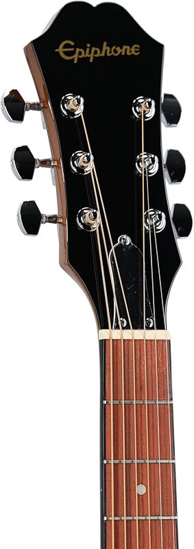 Epiphone FT-100 CE Songmaker Deluxe Acoustic-Electric Guitar, Vintage Sunburst, Headstock Left Front