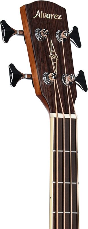 Alvarez AB60CE Acoustic-Electric Bass, New, Headstock Left Front