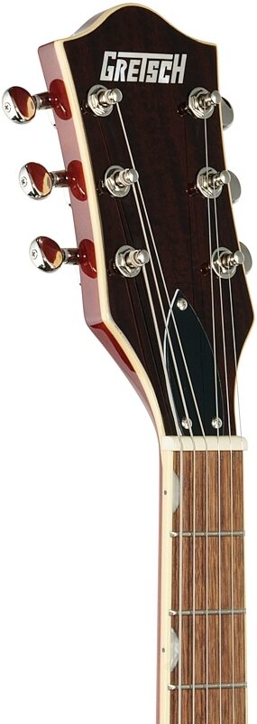 Gretsch G5622 Electromatic Center Block Double-Cut Electric Guitar, Aged Walnut, Headstock Left Front