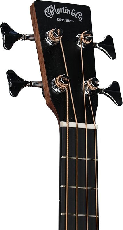 Martin DJR-10E Acoustic-Electric Bass (with Gig Bag), New, Headstock Left Front