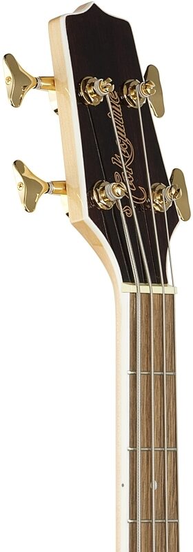 Takamine GB72CE Jumbo Acoustic-Electric Bass, Natural, Headstock Left Front