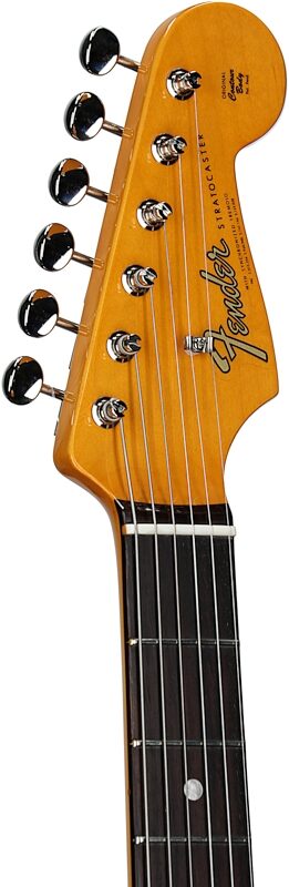 Fender American Vintage II 1965 Stratocaster Electric Guitar, Rosewood (with Case), Sonic Blue, Headstock Left Front