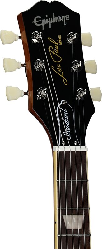 Epiphone Inspired by Gibson Les Paul Standard '50s Electric Guitar (with Gig Bag), Inverness Green, Headstock Left Front