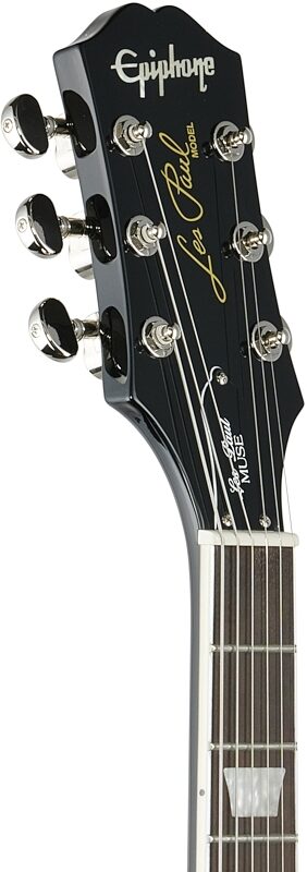 Epiphone Les Paul Muse Electric Guitar, Smoked Almond Metallic, Blemished, Headstock Left Front