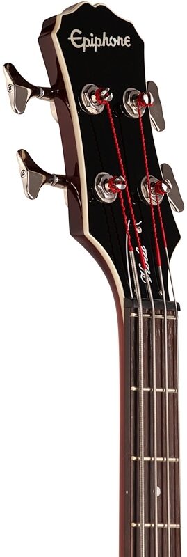 Epiphone Viola Electric Bass, Vintage Sunburst, Headstock Left Front