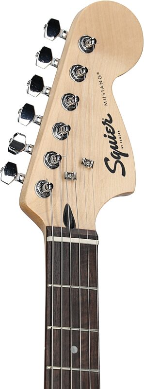 Squier Sonic Mustang HH Electric Guitar, Laurel Fingerboard, California Blue, Headstock Left Front
