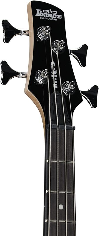 Ibanez GSRM20 Mikro Electric Bass, Metallic Purple, Headstock Left Front