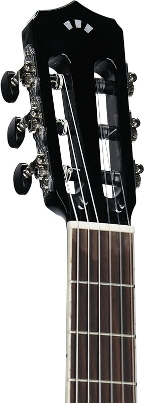 Cordoba Fusion 5 Nylon String Guitar, Black, Headstock Left Front