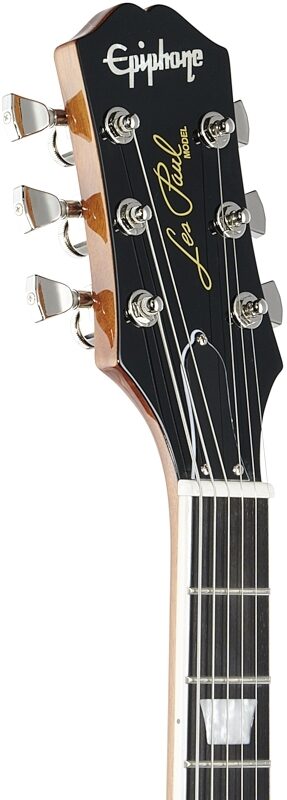 Epiphone Les Paul Modern Figured Electric Guitar, Caffe Latte Fade, Headstock Left Front