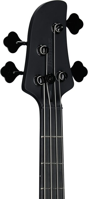 Ibanez TMB420B Talman Electric Bass, Black Flat, Headstock Left Front