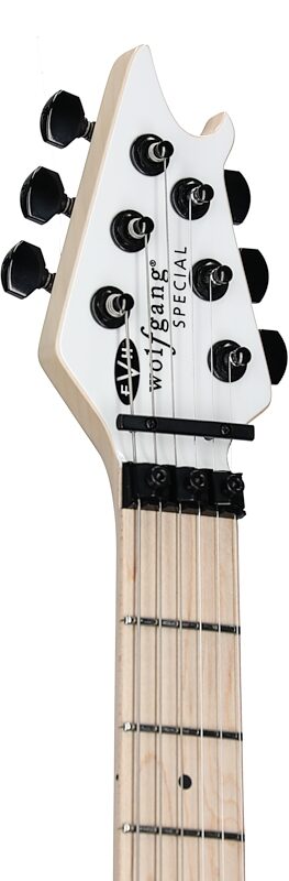 EVH Eddie Van Halen Wolfgang Special Electric Guitar, Polar White, Headstock Left Front